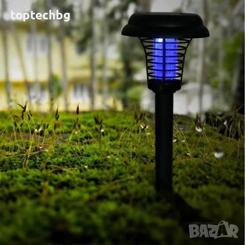 Соларна градинска лампа против комари и др. насекоми, снимка 2 - Соларни лампи - 40665030