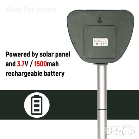 Уред за защита/ репелент против животни и птици Labymos, снимка 3 - Други стоки за животни - 37292650