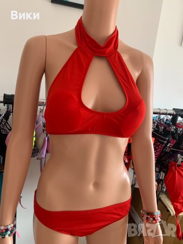 Червен бански наличен в размер S и М, снимка 3 - Бански костюми - 40391292