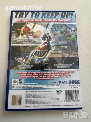 Sonic Riders за PS2, снимка 2 - Игри за PlayStation - 52180745
