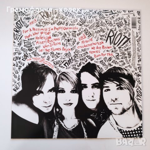 Paramore – Riot! - Emo, Pop Rock - емо поп рок пънк, снимка 2 - Грамофонни плочи - 43794721