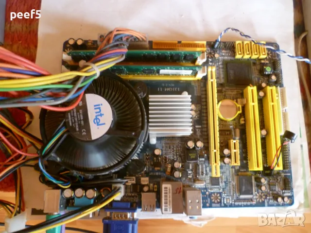 Jetway I31GM4-LF s.775 - със проц,рам,охл.-30лв., снимка 2 - Дънни платки - 48199302