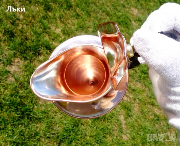 Медна кана за ракия,чай,кафе,медна вода,с капак. , снимка 14 - Антикварни и старинни предмети - 32380871