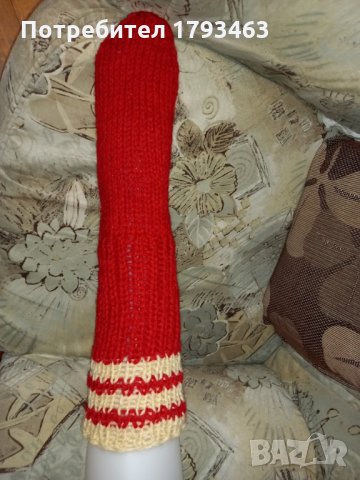 Ръчно плетени дамски чорапи 100% вълна