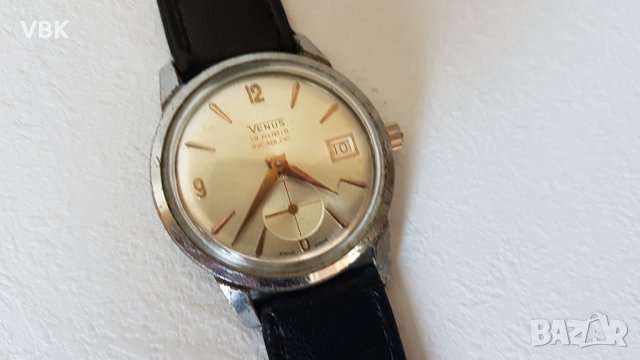  VENUS -19 jewels - Incabloc, снимка 3 - Мъжки - 24430731