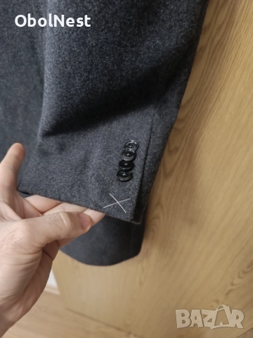 Мъжко палто MANGO WOOL BLEND (ново, с етикети), снимка 10 - Палта - 52410434