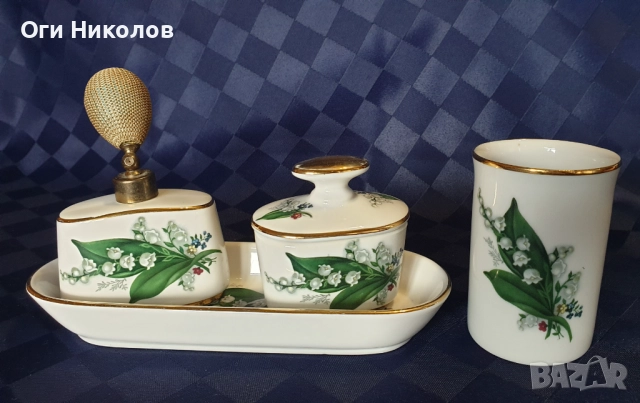 Порцеланов козметичен комплект Бавария с момини сълзи