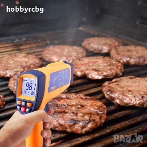 Цифров професионален инфрачервен термометър, пирометър , снимка 2 - Други инструменти - 33285879