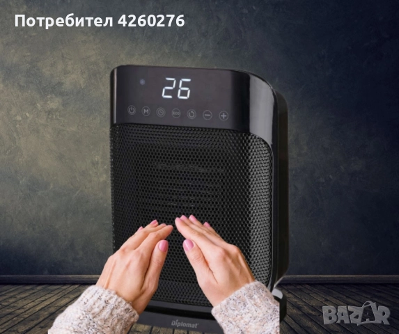 Печка керамична P18, 1800W, снимка 5 - Отоплителни печки - 52117383