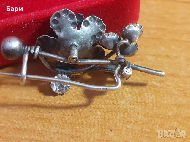 СТАРА СРЕБЪРНА БРОШКА, снимка 8 - Други - 37454096