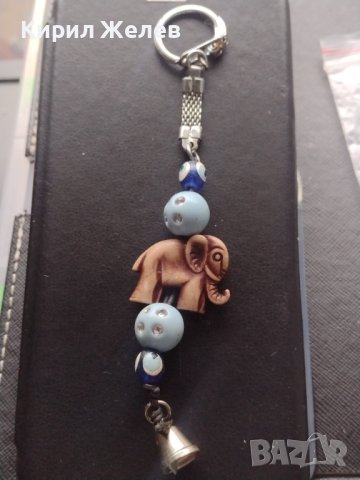 Ключодържател за късмет Слонче окото на Назар много красив стилен дизайн 18037, снимка 5 - Други - 43511160