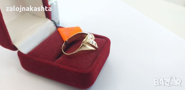 Нов Златен пръстен-3.45гр/14кр, снимка 4 - Пръстени - 33401700