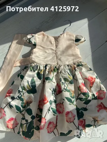 Красива детска рокля за 6-7 години, има нужда от корекция, снимка 3 - Детски рокли и поли - 48376878