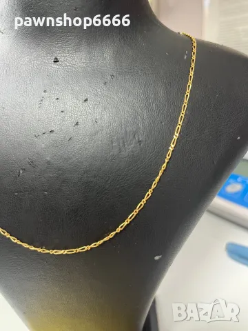Златен синджир 18 карата, снимка 6 - Колиета, медальони, синджири - 47837335