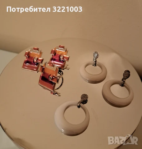 Комплект дамски сребърни бижута, снимка 7 - Обеци - 50410023