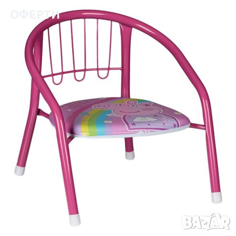  Детски метален стол Peppa 36x35x36см