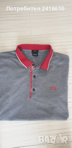 Hugo Boss Pique Pima Cotton Slim Fit Mens Size L - XL ОРИГИНАЛНА Тениска, снимка 3 - Тениски - 50822492