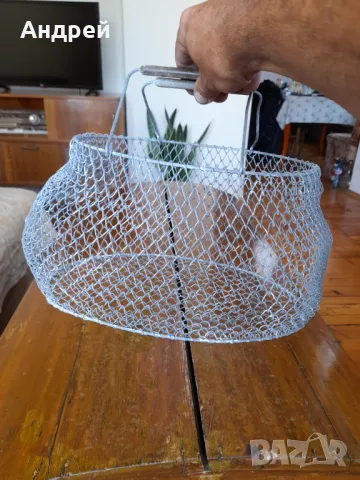 Стара метална пазарска чанта, снимка 3 - Други ценни предмети - 47364991