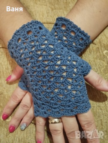 Памучни дамски ръкавици, снимка 6 - Ръкавици - 43102794