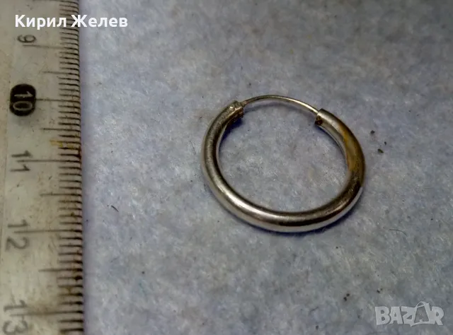 СТАРА КЛАСИЧЕСКИ РЕТРО МОДЕЛ СРЕБЪРНА ОБЕЦА СРЕБРО ВИСОКА ПРОБА ФИНА МАЙСТОРСКА ИЗРАБОТКА 35038, снимка 9 - Антикварни и старинни предмети - 49733894