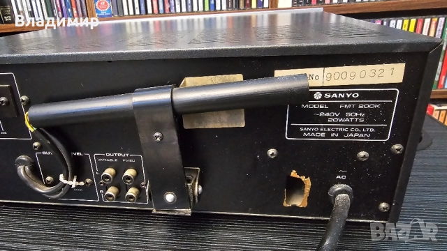 Sanyo FMT 200K TUNER AM FM, снимка 5 - Ресийвъри, усилватели, смесителни пултове - 51979514