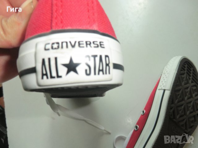 Нови червени Converse 35, снимка 4 - Кецове - 37713819