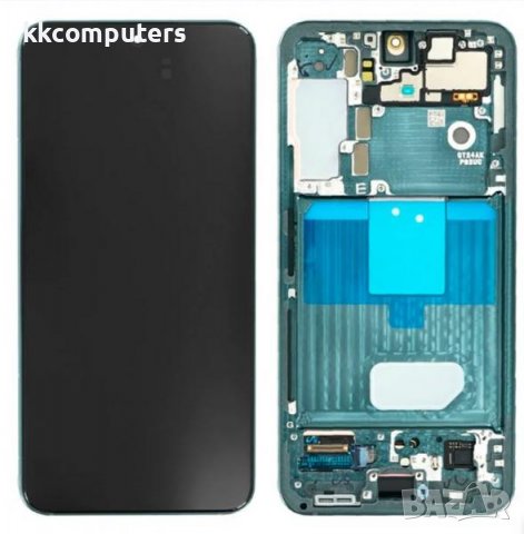 LCD Дисплей за Samsung SM-G901F S22 / GH82-27520C / 27521C / Тъч скрийн + рамка / Зелен / Оригинал S