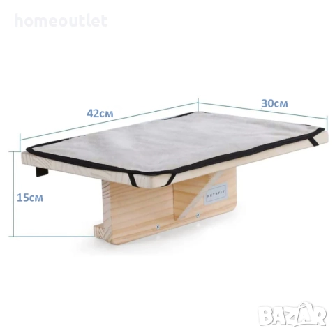 ПРОМОЦИЯ Котешко легло с възможност за монтаж на перваз PETSFIT KFW1047ZC00J-1, снимка 3 - За котки - 52838662