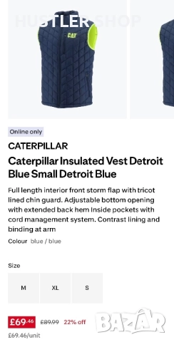 Мъжки елек CATERPILLAR. Размер XL, снимка 3 - Якета - 52819051