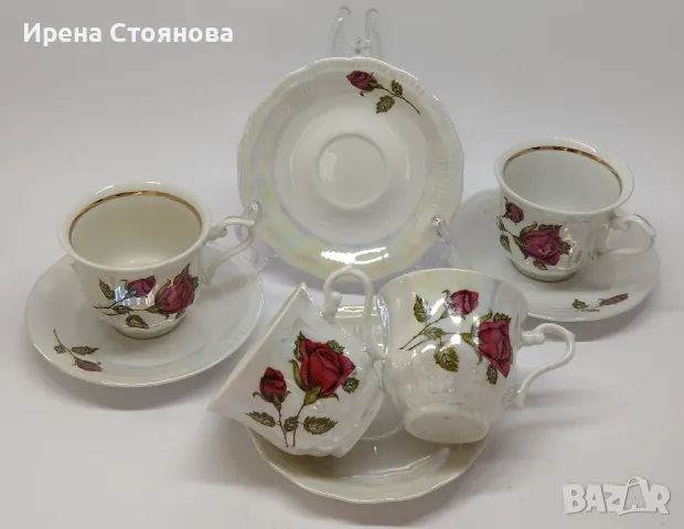 Walbrzych, Poland 1952-1992 г.
Двоен сет за кафе/чай, снимка 4 - Чаши - 48728203