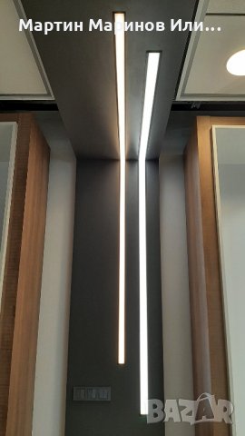 Алуминиеви профили за вграждане,ЛЕД осветление.Таван Стена, снимка 2 - Лампи за стена - 32552557