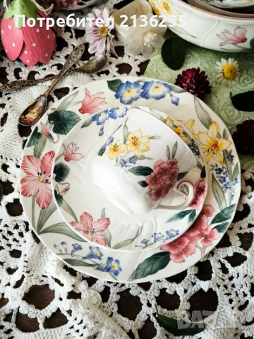 Сервиз Villeroy & Boch – Flora Bella, снимка 4 - Сервизи - 52417762