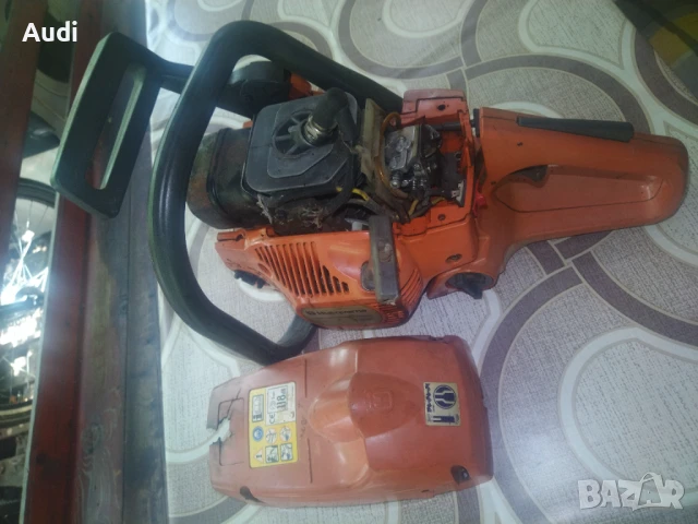 Бензинова резачка за дърва HUSQVARNA 142, снимка 4 - Градинска техника - 50725203