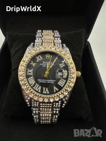 Rolex Datejust 40mm Мойсанит Диаманти Римски Циферблат Различни Модели