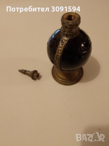Винтидж мароканска бутилка за парфюм  наслагване на аромата от кобалтово синьо стъкло, снимка 10 - Антикварни и старинни предмети - 44066926