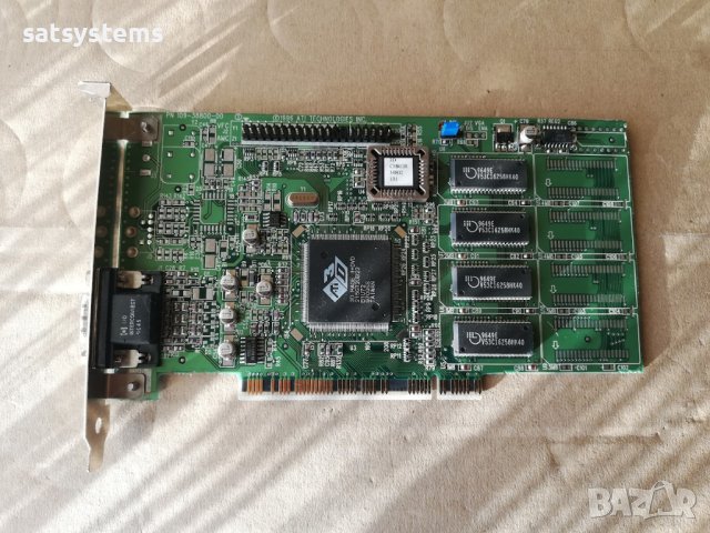Видео карта ATI 3D Rage II+ DVD 2MB PCI, снимка 1 - Видеокарти - 36722822