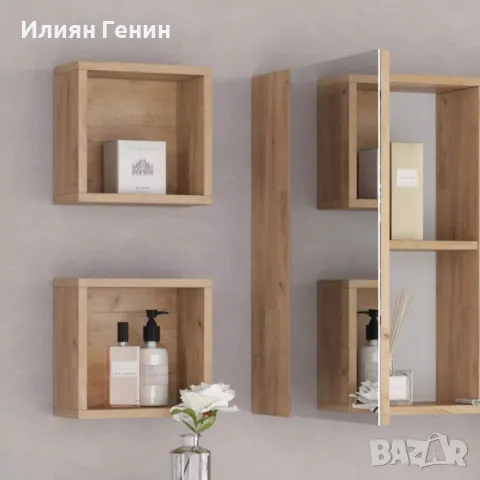 Рафт за баня  2 отделения, снимка 4 - Шкафове - 48216897