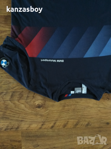 PUMA Men's BMW MSP Graphic Tee - страхотна мъжка тениска 2ХЛ, снимка 4 - Тениски - 36561621