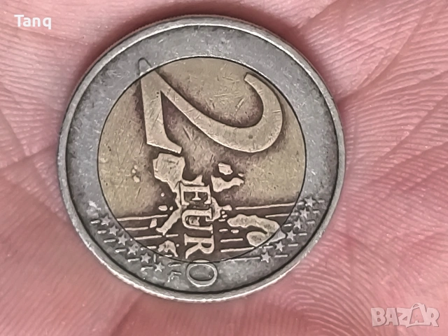 Колекционерска монета 2 евро 2002г., снимка 4 - Нумизматика и бонистика - 53209169
