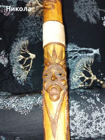 Индианска лула-75см, снимка 2 - Колекции - 49972409