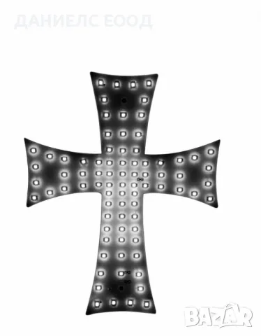 Светещ LED диоден кръст за Kамион 24V - 3 цвята., снимка 4 - Аксесоари и консумативи - 47375886