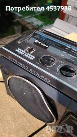 Продавам радио касетофон Хитачи, снимка 6 - Аудиосистеми - 52252445