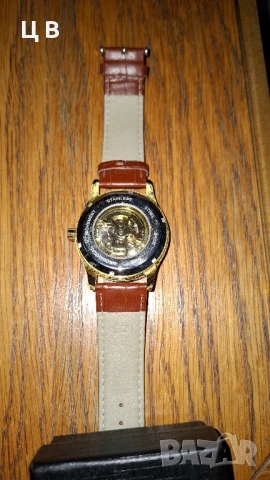 Чисто нов само навиващ се автомат"LONGLUX"-21 jewels, снимка 5 - Мъжки - 51422020