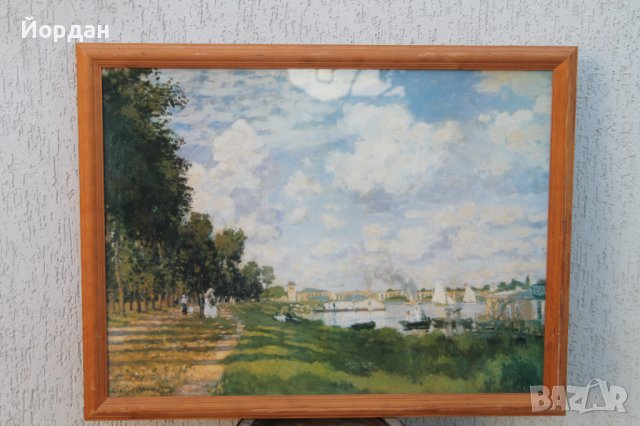 Репродукция-Клод Моне,литография, снимка 1 - Колекции - 38516282