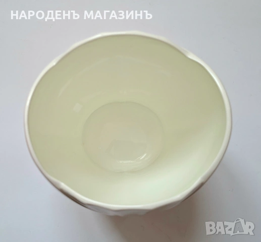 VILLEROY & BOCH - Ваза КОСТЕН ПОРЦЕЛАН цветя GERMANY, снимка 13 - Други ценни предмети - 53564267