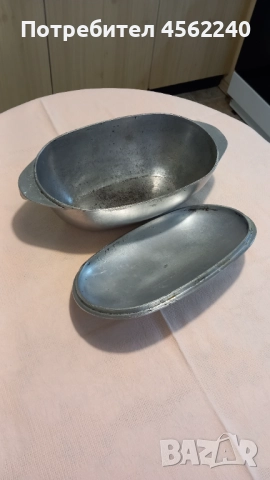 Овална алуминиева тенджера (Гусятница), снимка 2 - Съдове за готвене - 51469448