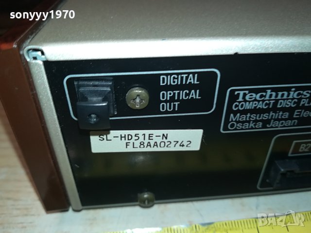 ЗАЯВЕНО!!!TECHNICS SL-HD51 CD PLAYER MADE IN JAPAN-SWISS 1412231608, снимка 14 - Ресийвъри, усилватели, смесителни пултове - 43412092