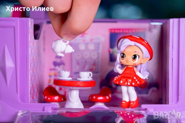 Таен приятел в пощенска кутия Secret Findees кукла изненада с къща и аксесоари, снимка 2 - Кукли - 51259084