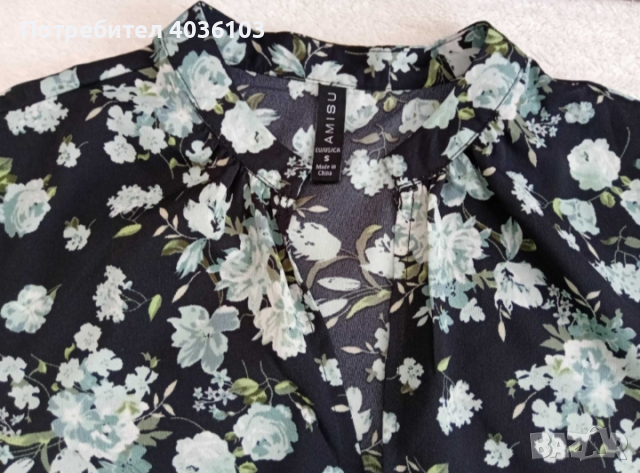 Флорална блуза, снимка 2 - Туники - 44842100