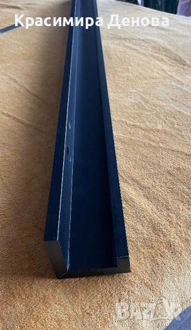 Рафт за снимки Jysk - AVNEDE 115 x 7 черен, снимка 6 - Етажерки - 53571842